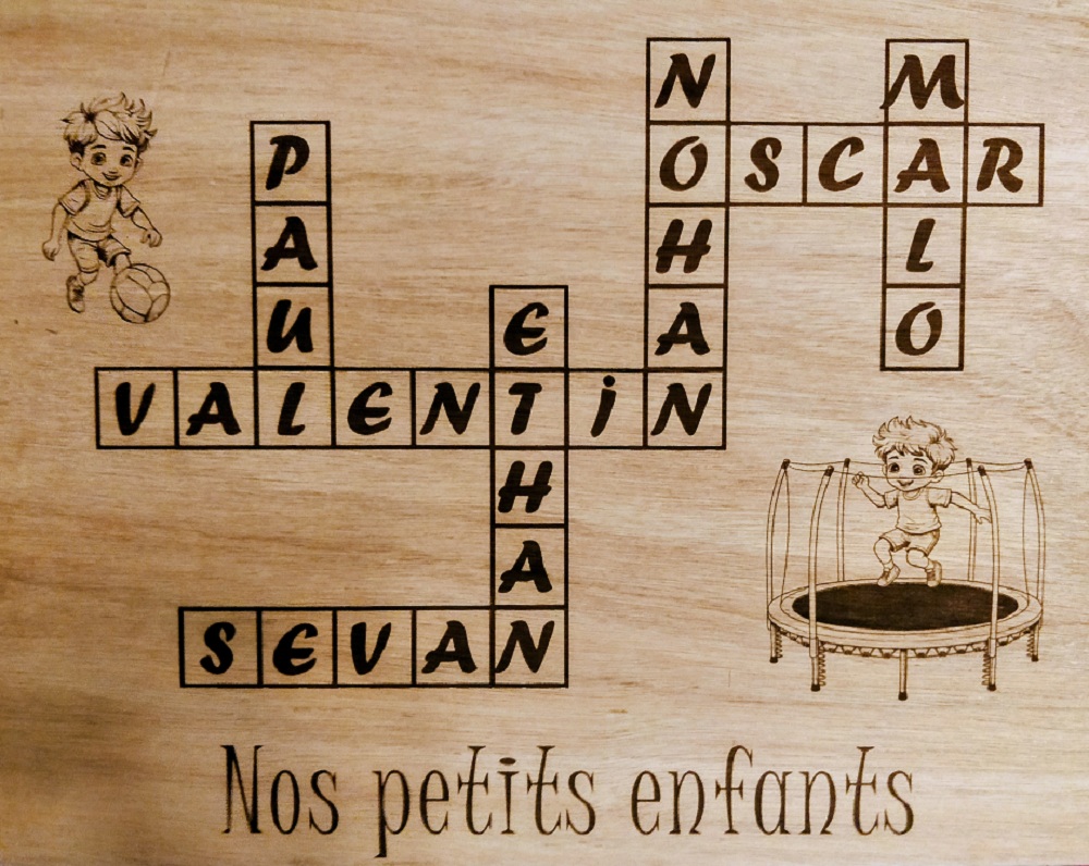 Scrabble prénoms petits enfants